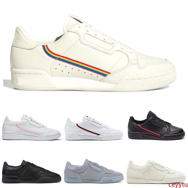 

2020 calabasas powerphase continental 80 casual shoes pride clould white core black rascal grey women mens trainers sports sneakers 36-45