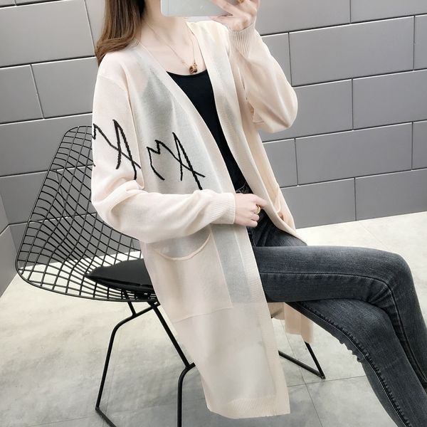 

157024 room, row 1, no.1 middle] take a real picture of the new mid long letter pocket sunscreen shirt 42, White;black