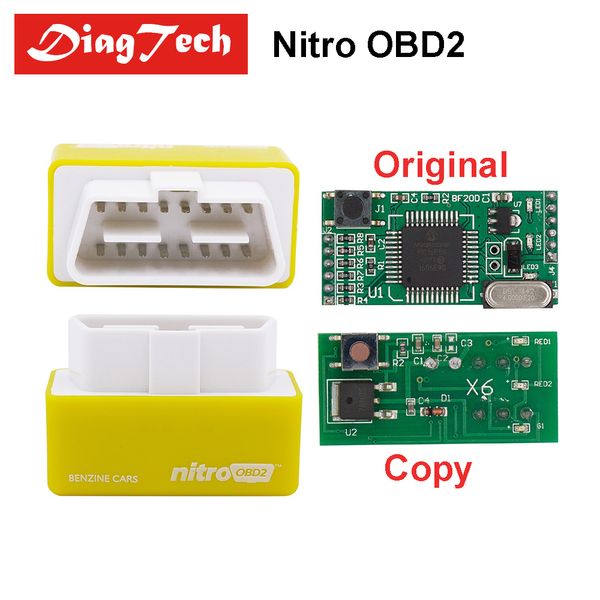 

100% original nitroobd2 full chip tuning box for benzine diesel cars nitro obd2 plug&drive eco obd2 interface with retail box