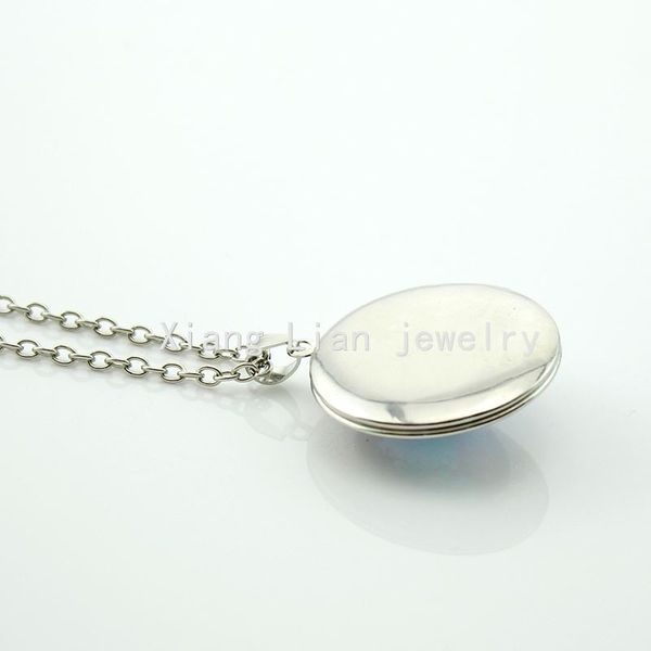 

fashion- glass cabochon jewelry locket necklace mix 32 sport team accessory gift for female friend male friendnf043, Silver