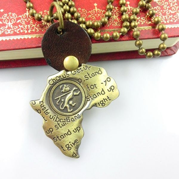 

European and American fashion creative jewelry alloy map Necklace long sweater necklace wholesale one substitute