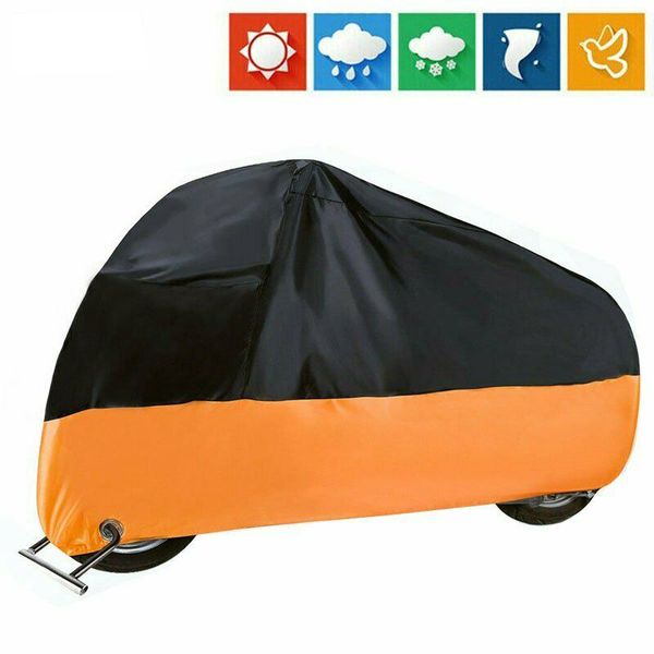 

universal indoor outdoor motorcycle cover bike waterproof outdoor rain dust sun uv scooter protector xl-3xl dust prevention