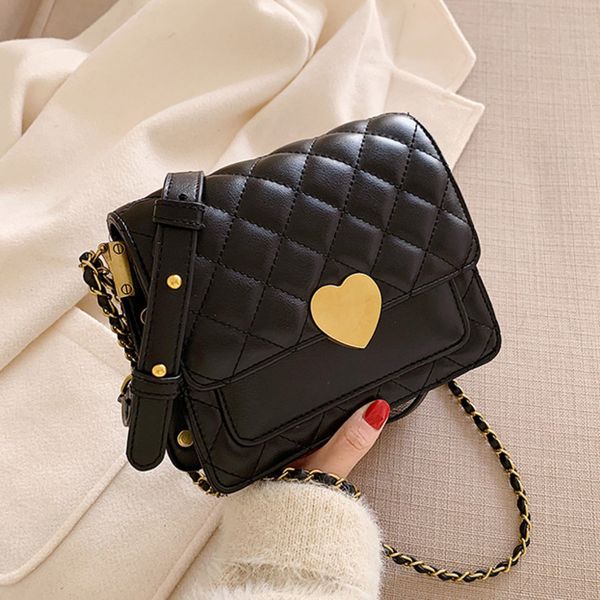 

female rivet pu leather crossbody bags for women 2020 chain shoulder messenger bag ladies hand sling handbags