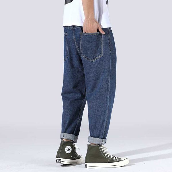 

гарем джинсы мужские джинсы brand vingate мужская одежда hip hop сыпучие багги джинсовые брюки плюс размер брюки синий, Blue