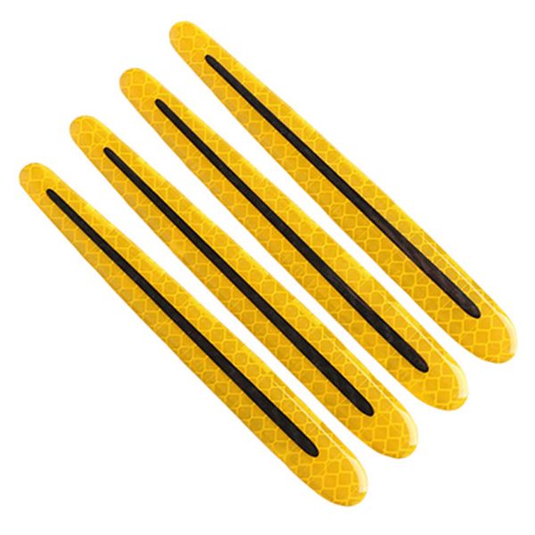 

4pcs door reflective sticker car auto handle bar decal protector cover
