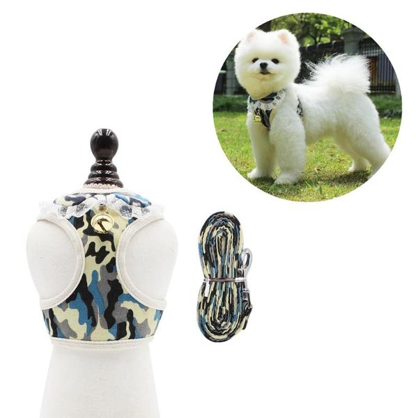 

reflective dog harness vest leash breathable adjustable snack bag dog harness vest for small medium cat chihuahua yorkshire