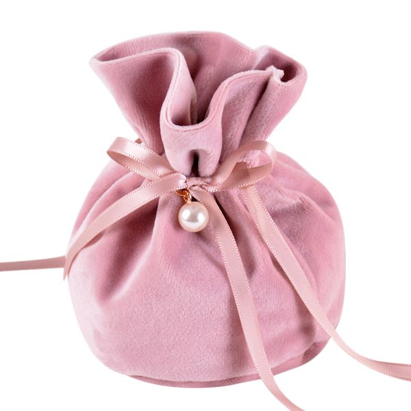 

12x9cm flannel jewelry gift bags wedding favors and candy gifts package bag 20pcs, Pink;blue