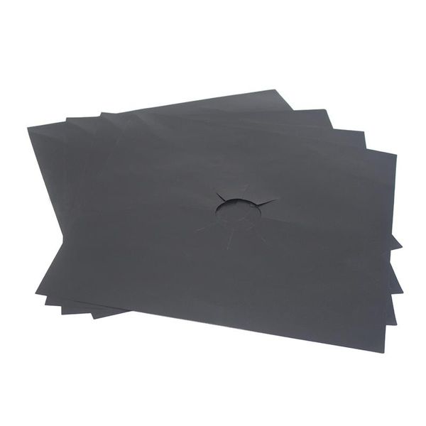

2pcs universal heavy duty oven liners hob protector sheets (black