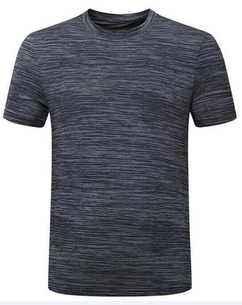 

2019 men's tight clothes running short-sleeved quick-drying t-shirt 8995599, Black;blue