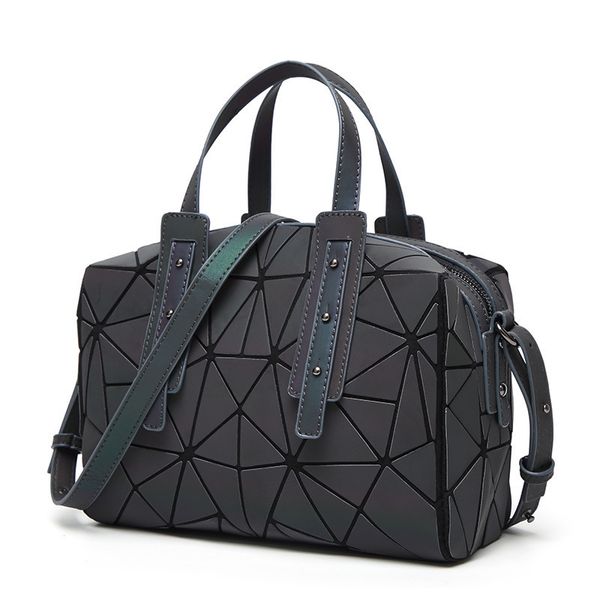 

new arrival luminous geometric women's handbags pillow shoulder bag boston handbag crossbody bag for women o