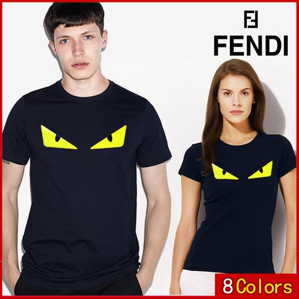 

Men women t hirt couple pring ummer new brand de igner hort leeve fa hion printed eye top ca ual outdoor clothe 8 color fend