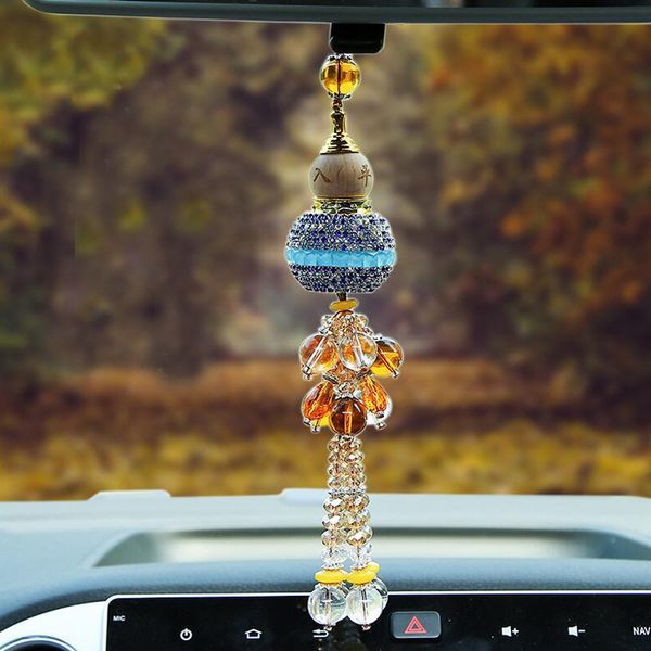 

car pendant safety car perfume diamond fulu interior ornaments crystal jewelry decorative perfume bottle