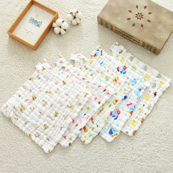 

10pcs/lot baby care absorbent gauze towel 100% cotton face towel