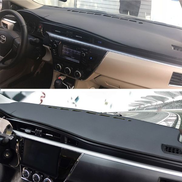 

car dashboard carpet mat non-slip sun shade cover pad for corolla anti-reflective decoration