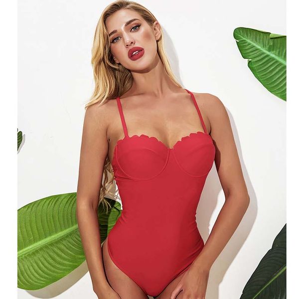 

designer swimwear women's monokini swimwear fringe deep v-neck chest opening one-piece swimsuit bathing suit beachwear, White;black