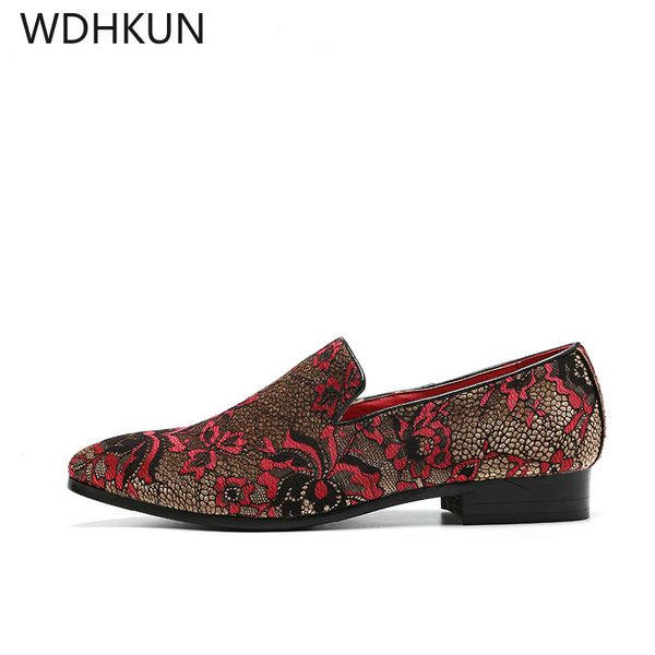 

new spring men loafers autumn classic embroidery pattern footwear big size 37-48 comfortable casual men's flats shoes, Black