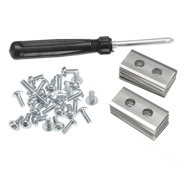 

30pcs spare blades with screwdriver for worx landroid lawnmower robot 0.9mm