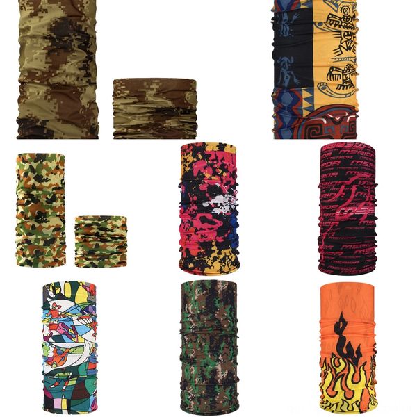 

che0e new biker half face mask scarf bandana bike motorcycle scarves scarf neck mask cycling cosplay ski skull cosplay of party headband, Black