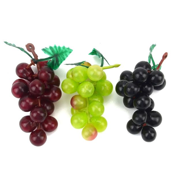 

Дешевые 7см искусственные пластиковые фрукты имитации винограда свадьбы украшен