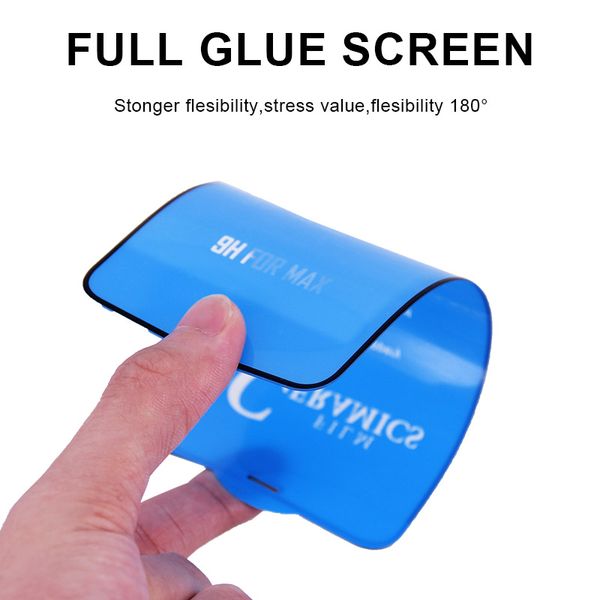 

керамика screen protector мягкий фильм полный чехол для iphone 11 про макс xs xr x 8 7 6 плюс не закаленное стекло новые технологии