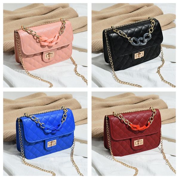 

women handbags luxury crossbody messenger shoulder bags designer chain bag good quality pu leather purses ladies chain bag