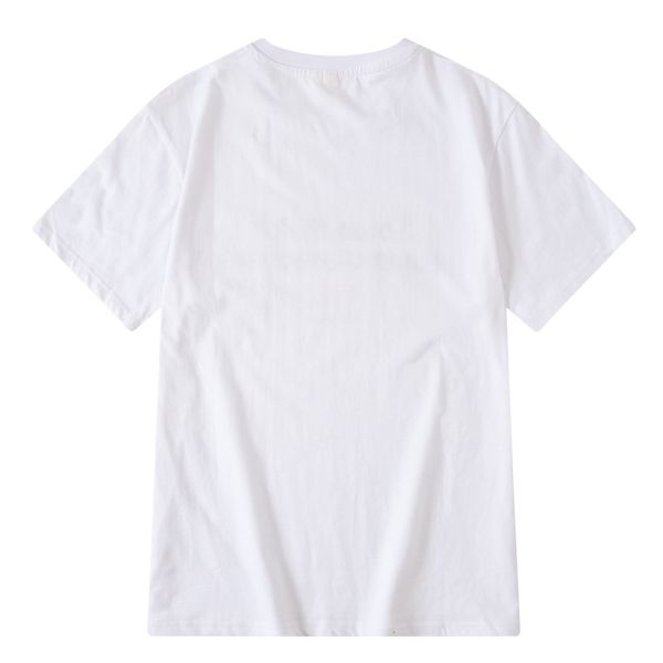 All'ingrosso-Estate 2018 New Monogrammed Girocollo T-shirt a maniche corte ampia T-shirt casual da uomo firmata