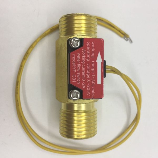 

g1 / 2" тип магнитный латунный выключатель потока внешних зубов камышовый