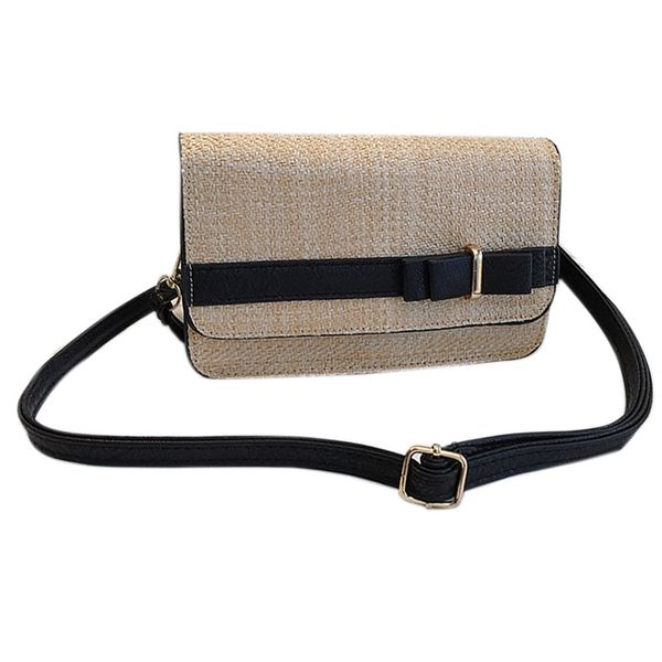 

crossbody сумка новая корейская версия bag wild стро малый квадрат моды цепи плеча черный