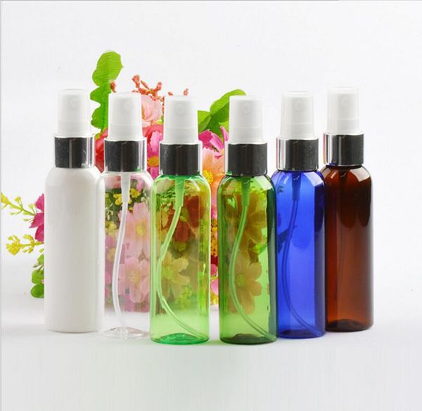 

60 мл Пустой прозрачный пластиковый распылитель Fine Mist Парфюмерные флаконы Вода, подходящая для проведения освежителя воздуха