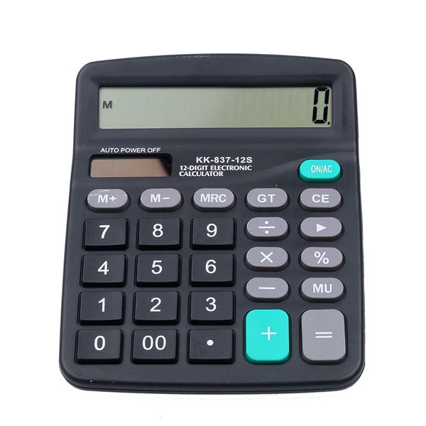 

Solar Calculator Calculate Solar 2 in1 Powered 12 Digit Electronic Calculator With big Button for Office PP09