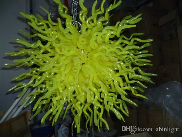 

hand blown glass chandelier light modern art glass lighting round shape pure colored blown glass style chandelier for l decor