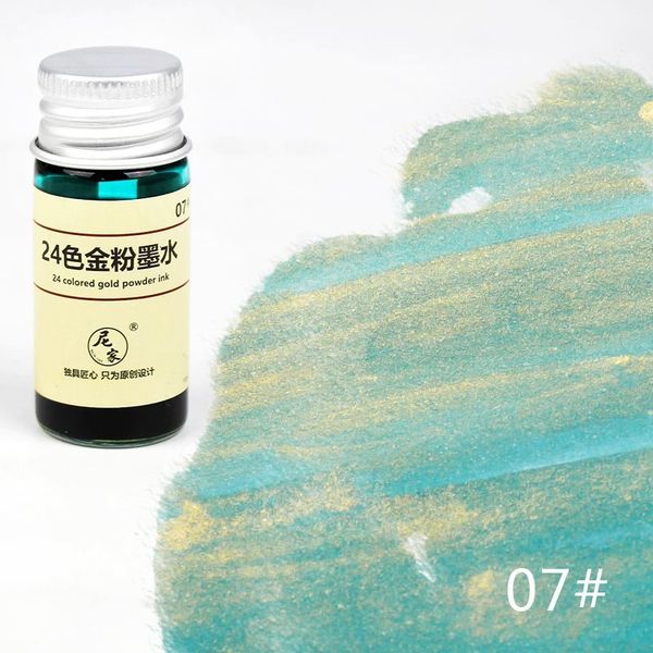 

24colors gold color ink ,fountain pen ink, dip pen ink, 10ml/bottle