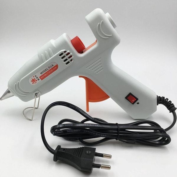 

lumiparty 100w 110v-240v melt glue gun diy thermo mini adhesive glue gun repair heat tools eu plug