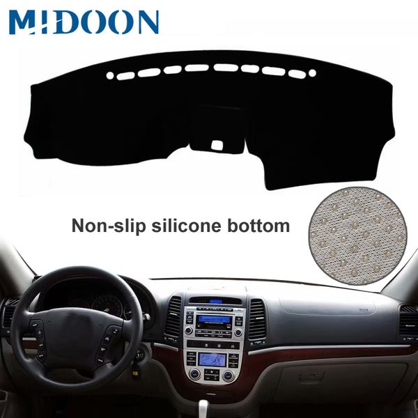 

midoon for santa fe 2006 -2012 car styling covers dashmat dash mat sun shade dashboard cover capter 2007 2008 2009 2010