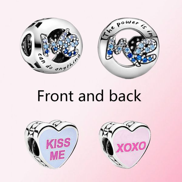 

fahmi 925 sterling silver 1:1 2020 new candy hearts we can do anything charm fashion women jewelry factory wholesale, Black
