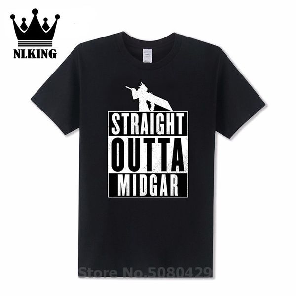 

sword final cotton berserk cloud tee t-shirt short streetwear buster birthday printed vii t shirt men straight outta midgar, White;black