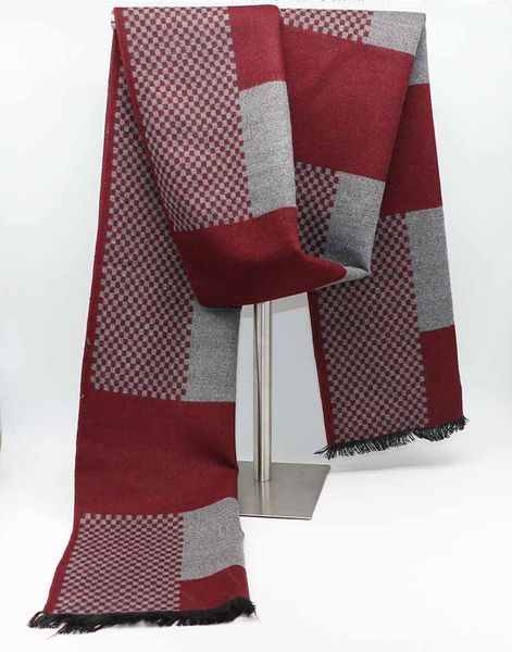 

silk scarf pashmina shawl 180*30cm women men winter autumn warm blanket scarves wrap stripes jacquard tassel neckerchief scarves gift, Blue;gray