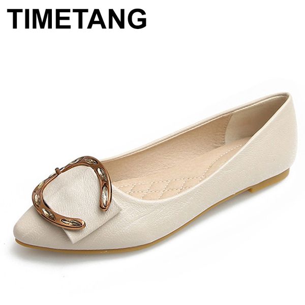 

timetang 2020 spring flats for women casual shoes slip-on woman boat shoes office ladies fashion black red white
