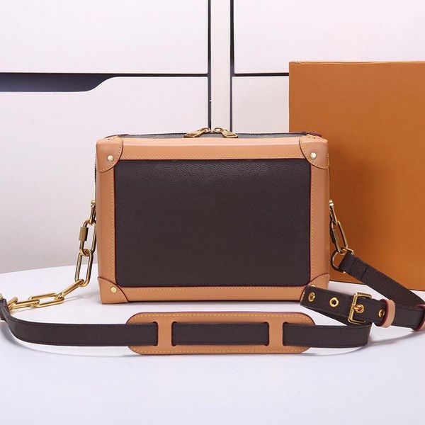 

classic luxury print flower box package designer bags adjustable shoulder strap designer crossbody bag single shoulder messenger bag