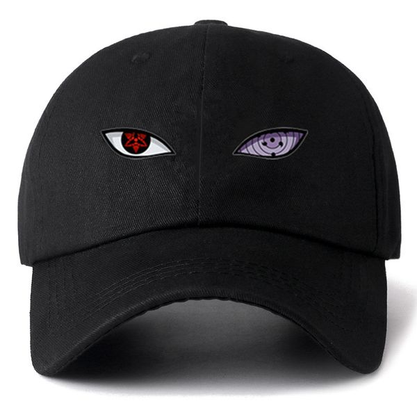 Compre Gorra De Béisbol Del Casquillo Del Algodón Nuevo Anime Naruto Uchiha Sasuke Sharingan Rinnegan Ojo Para Mujeres De Los Hombres De Hip Hop Papá