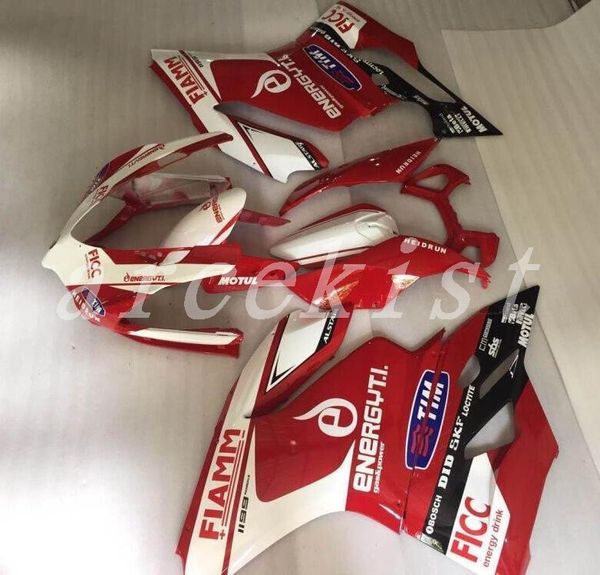 

new abs motorcycle fairings kits 100% fit for ducati 899 panigale 1199 13 14 15 899s 1199s 2013 2014 2015 bodywork custom set red white ficc