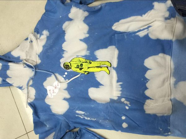 

kanye west kid see ghosts holy spirit sunday serivce hoodies sweatshirts hip hop men women white khaki lucky me letter sweatshirts, Black