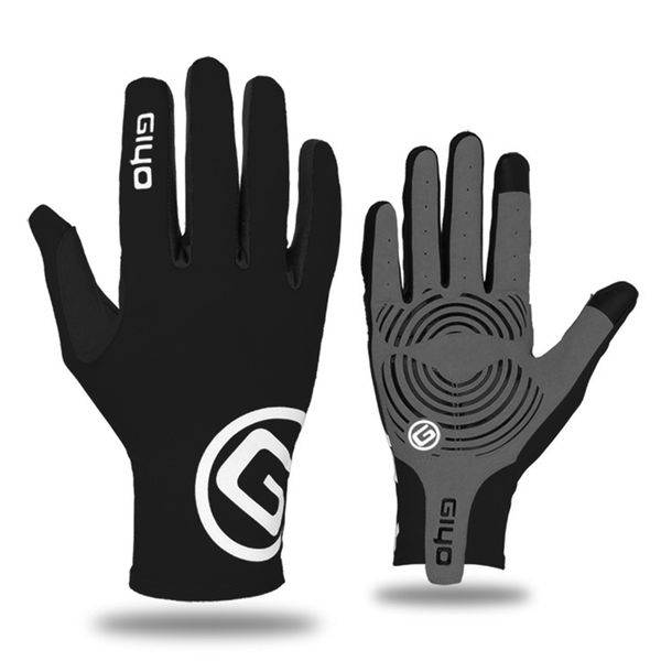 

outdoor winter touchscreen windproof anti-slip riding driving full fingers gloves cycling skiing thermal warm full finger gloves, Black
