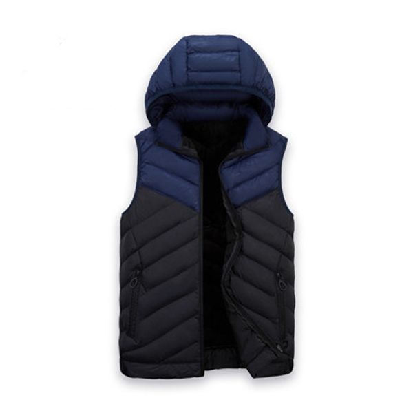 

brand mens thick vests designer outerwear coats without sleeves winter jackets with winter autunm casual sports running jogger b101010l, Black;white