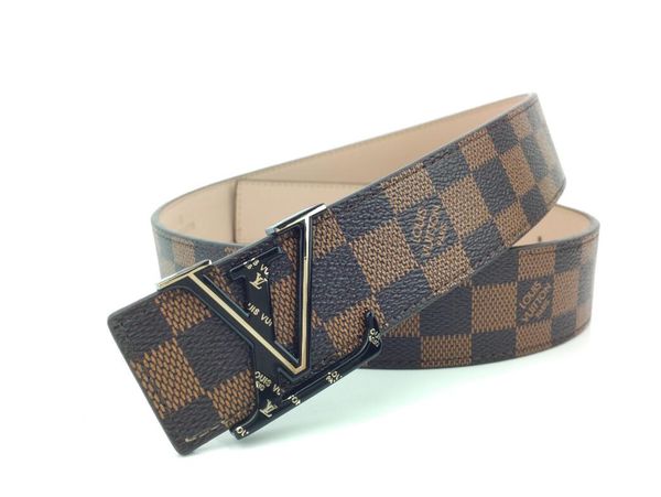 

fashionable man belt elegant woman belt letter plaid smooth buckle belt can wholesale of freight, Black;brown