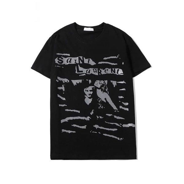 

2020 mens designer t shirt summer casual mens loose tees letters print round neck short sleeves cotton blend luxury clothing s-2xl, White;black