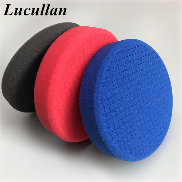 

lucullan 6 inch car care cutting polishing and finshing pad 3d desgin car buffing sponge better for dissipate heat