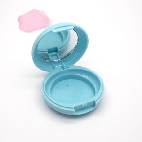 Empty Powder Case Makeup Blush Box DIY Cosmetic Container With Mirror