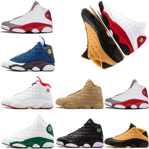 

basketball shoes 13 13s mens shoe navy dmp black cat chicago gs bordeaux flint italy blue sports sneaker shoes size 8-13
