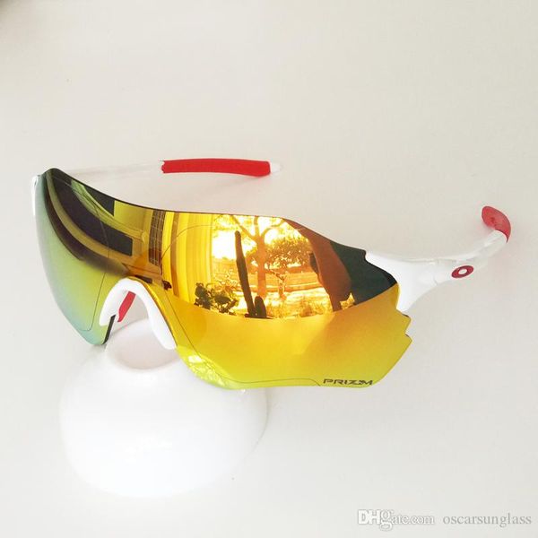 

holbrook evzero prizm discoloration glasses sunglasses mens outdoor goggles sports eyewear coating uv400 mirror anti-reflective cycling, White;black